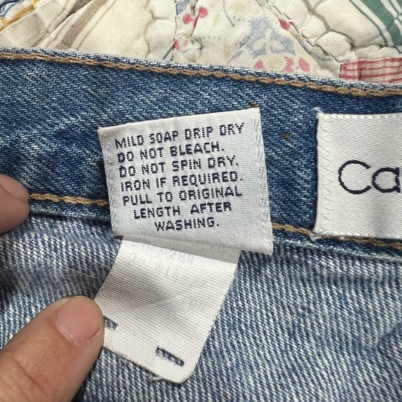 Vintage Calvin Klein High-Rise Cutoff Jean Shorts | Women’s 6 / 24 | Made in USA - Picture 7 of 14